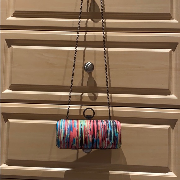 Prabal Gurung clutch with optional chain strap - Picture 1 of 3